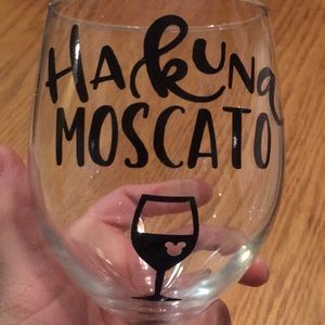Handmade wine glass